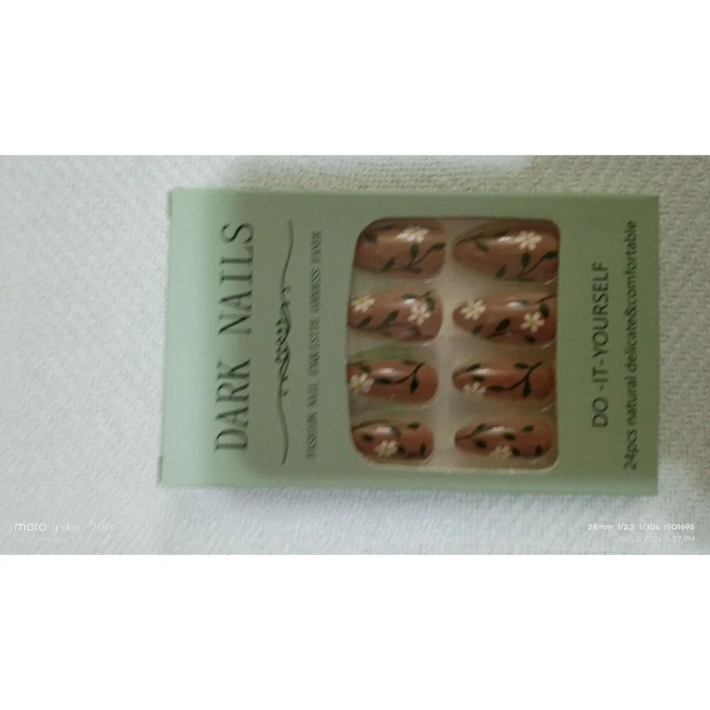 Bulk Set All Different Size Press On Nails with Glue And  Mini Files . NEW!